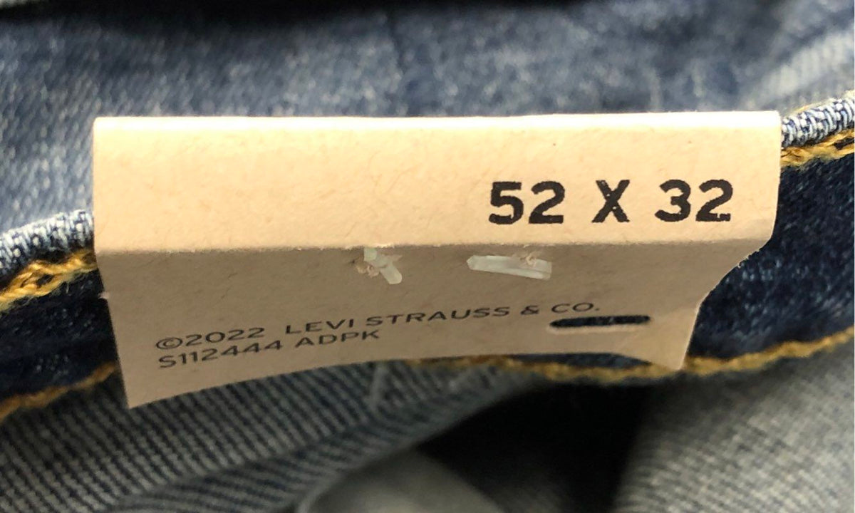 Levi's Men's 559 Relaxed Straight Blue Stretch Denim Jeans NWT Sz 52x32