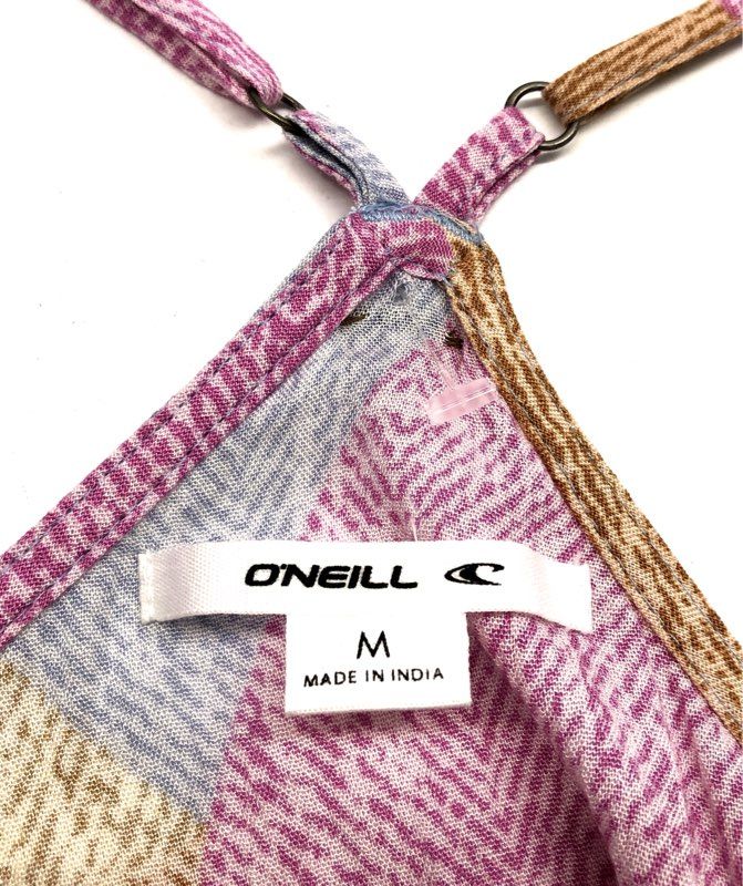 O'Neill Women's Laniary Wrap Dress Multicolor Geometric Chevron Print NWT Sz M