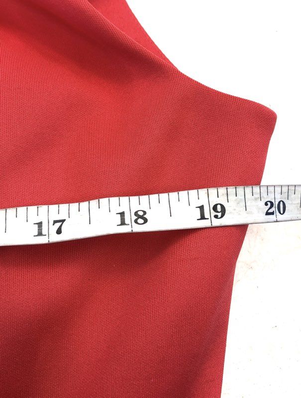 Eliza J Women's Red Sheath Dress Bow Shoulder V-Neck NWT Size 16