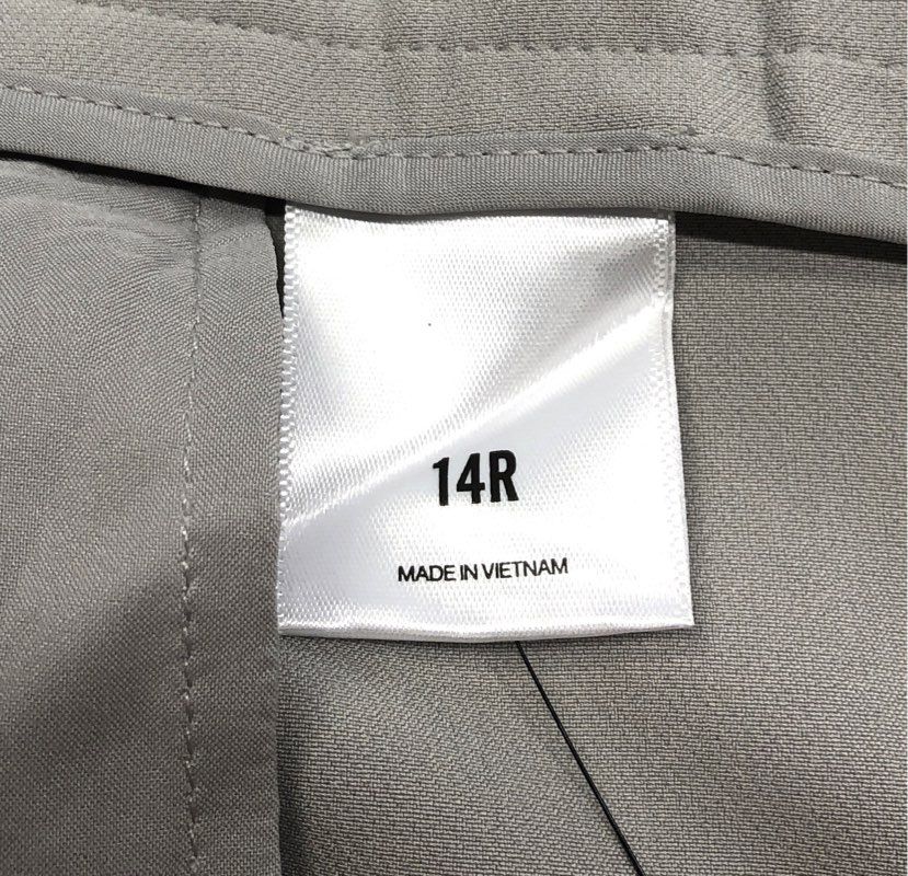 Express Women's Editor Trousers Dress Pants Taupe Professional NWT Size 14R