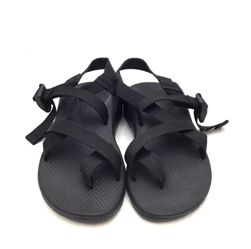 Chaco Women&#39;s Z/Cloud 2 Black Sports Strappy Sandal - Size 9