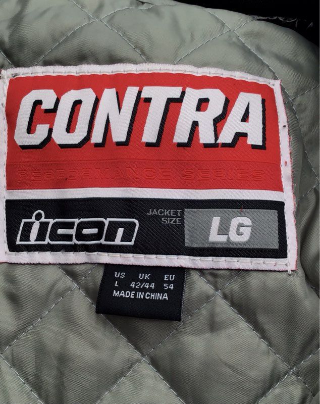 Icon Contra Motorcycle Jacket - Size Large