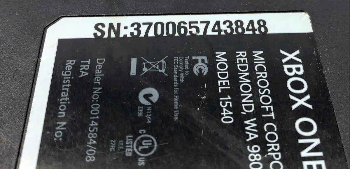 Microsoft Xbox One Console Model 1540 Black Original Fat Model