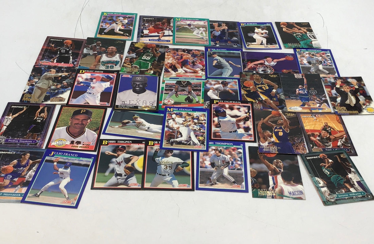 Lot of Basketball, Baseball Cards. Medium Box, Unsorted