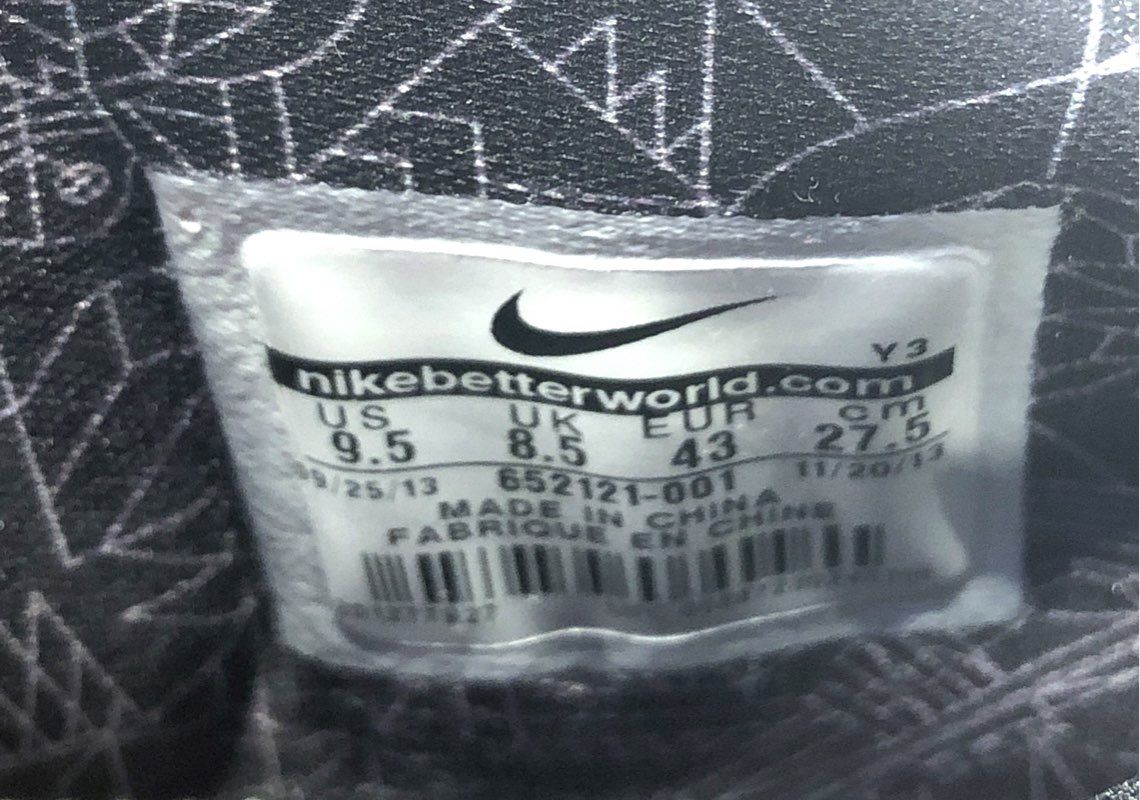 Nike Lil Penny Posite Black Crimson Basketball Shoes Men's Size 9.5