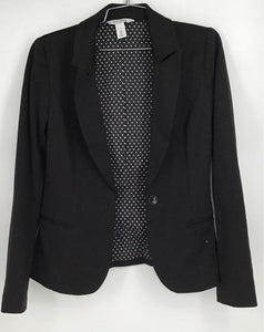 White House Black Market Women's Black Blazer - Size 2