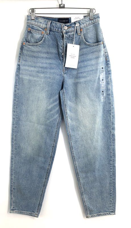 Lucky Brand Women's 80s Curve High Rise Taper Jeans Light Wash NWT Size 2/26