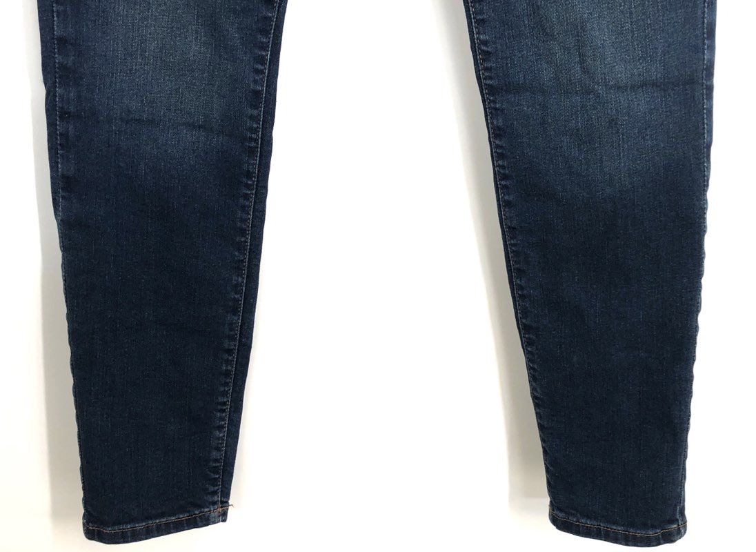 Banana Republic Women's Dark Wash Blue Skinny Fit Stretch Denim Jeans Sz 28/6