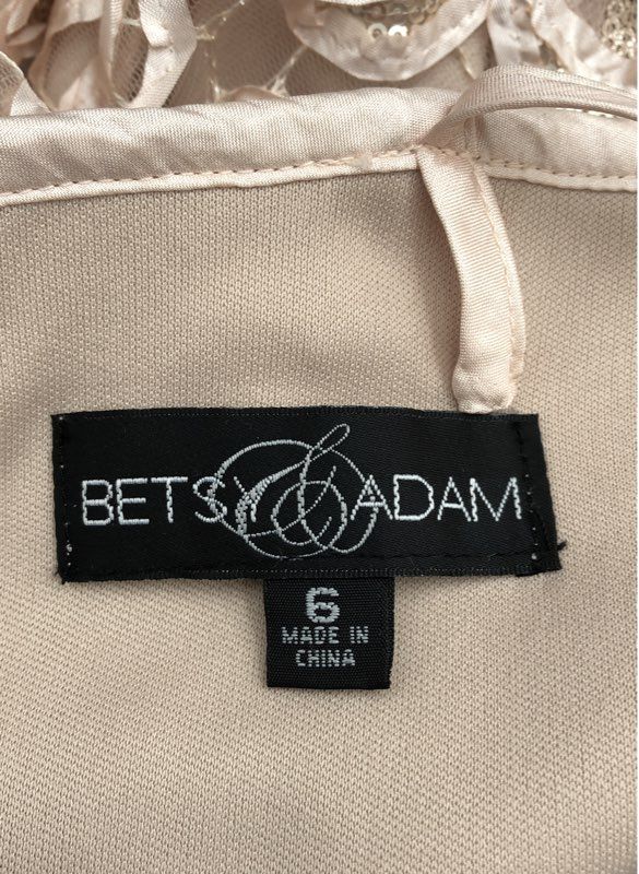 NWT Betsy & Adam Women's Blush Maxi Dress - Size 6