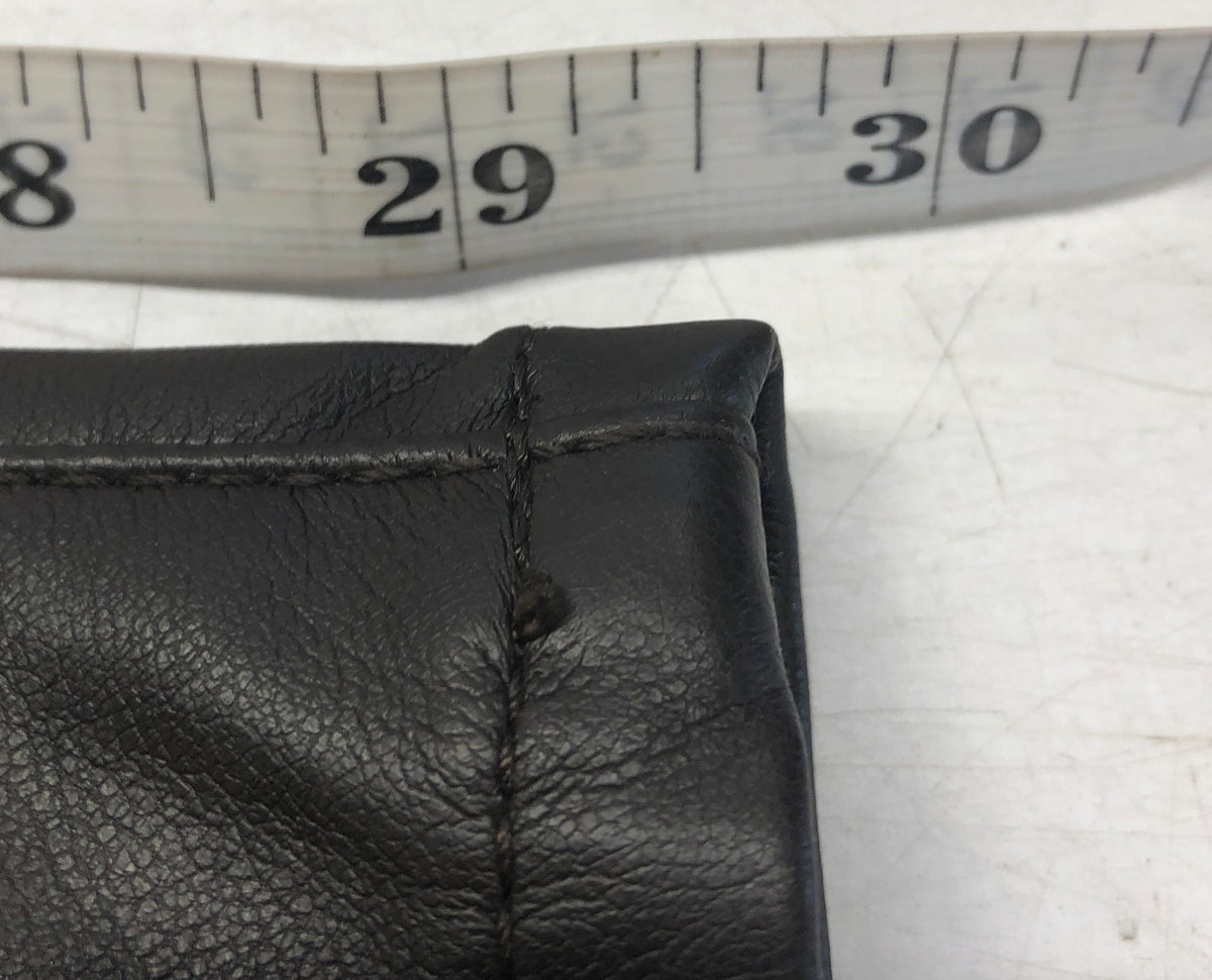 GAP Women's Black Faux Leather '90s Straight High Rise Pants NWT Sz 8R 29