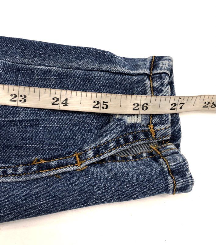 KanCan Women's High Rise Skinny Exposed Button Fly Distressed Jeans NWT Sz 3/25