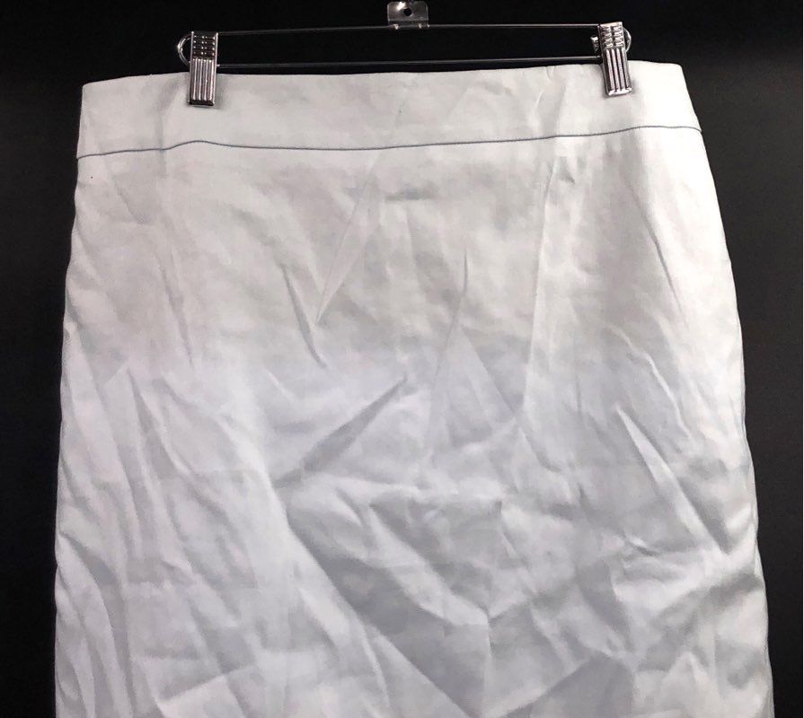Ann Taylor Factory Women's Pale Blue Pencil Skirt NWT Back Slit Lined Sz 12