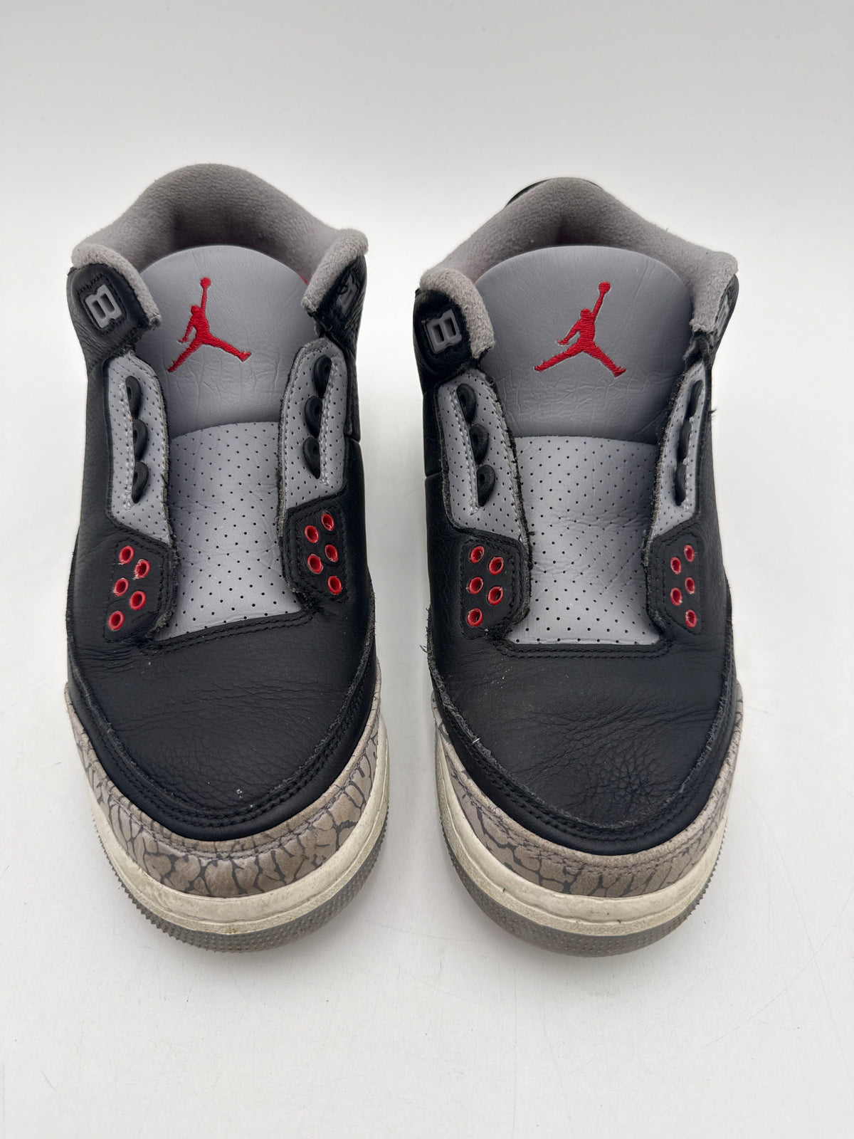 Nike Air Jordan 3 Retro Black Cement 2024 GS Sneakers Size 7Y COA