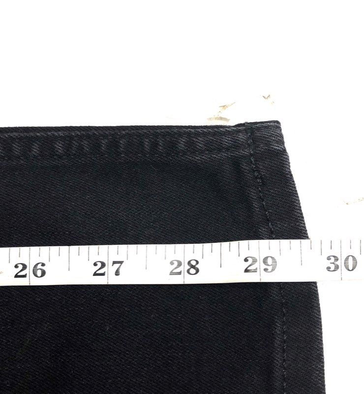 Free Assembly Women's Black Skinny High Rise Distressed Jeans Sz 6