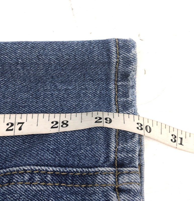 Von Dutch Kids Blue Originals Graphic Panel Wide Leg Jeans Sz 16