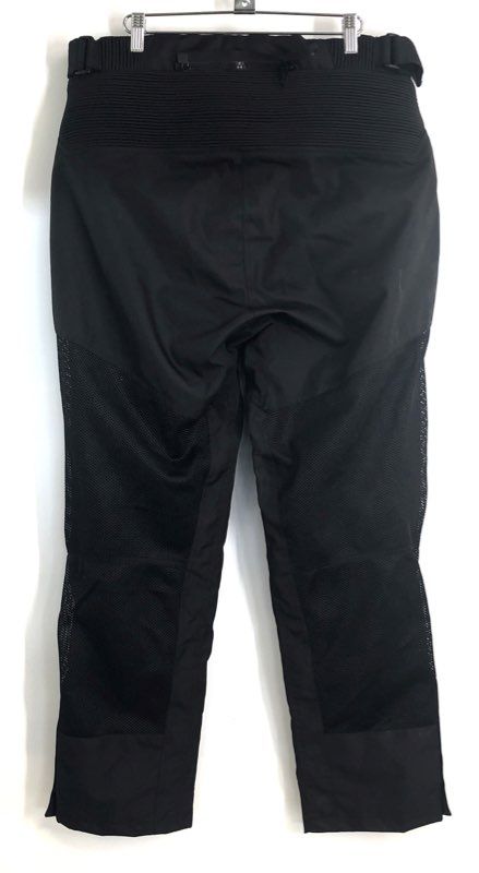BILT Women's Black Mesh Textile Motorcycle Riding Pants Padded