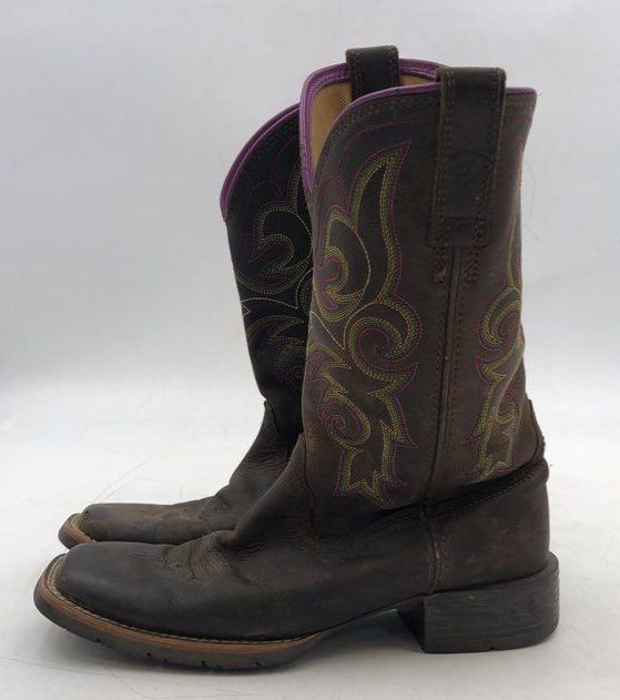 Ariat Women&#39;s Hybrid Rancher 10018527 Brown Cowgirl Western Boots - Size 6.5B