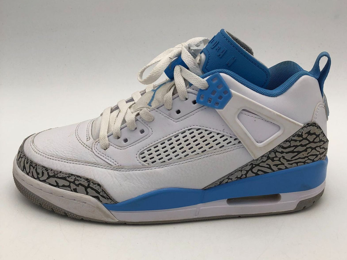 Nike Air Jordan Spizike Low 'UNC' Men's White/Grey/Blue Sneakers - Size 9 (+COA)