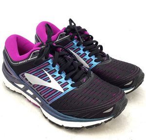 Brooks Women's Transcend 5 1202631B023 Black Purple Athletic Shoes - Size 7B