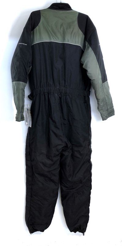 Firstgear Men's 1-Pc Motorcycle Suit Black Olive Hypertex Insulated Sz L