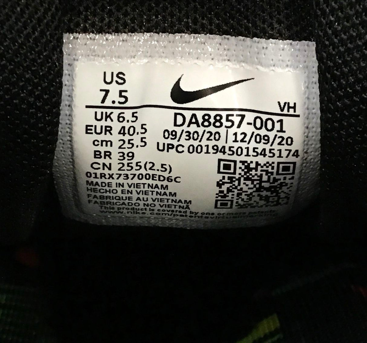 Nike Men's Air Max 97 Gray Athletic Shoes - Size 7.5