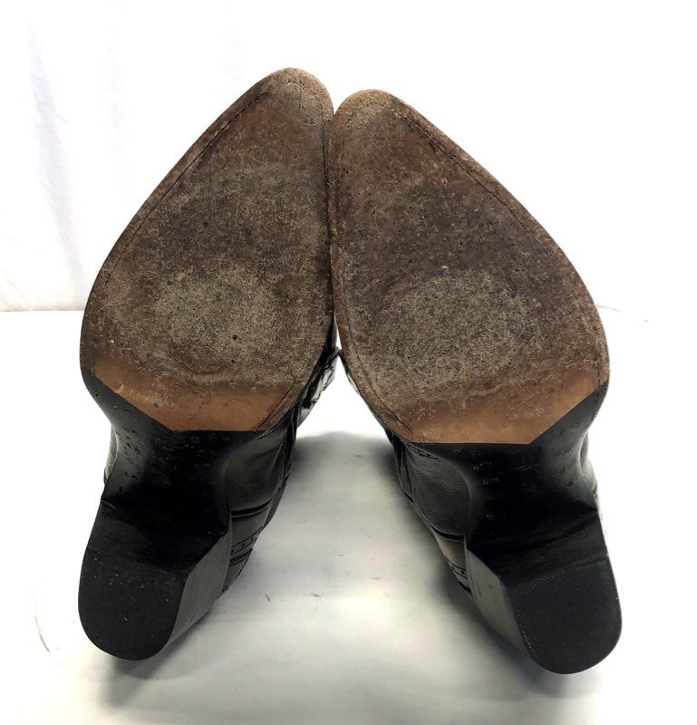 Dan Post Rockstar Bronze Metallic Black Western Boots DP3245 Size 8 M