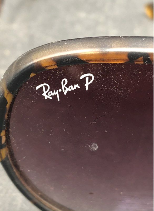 Ray-Ban Men's Black Brown Aviator Sunglasses