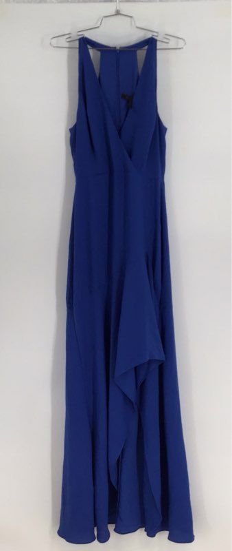 NWT BCBGMAXAZRIA Women&#39;s True Blue Sleeveless Maxi Dress - Size 4