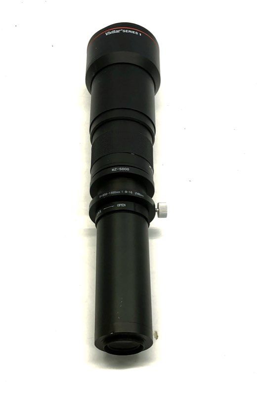Vivitar Series 1 650-1300mm f/8-16 MZ-5000 Telephoto Zoom Lens 86mm