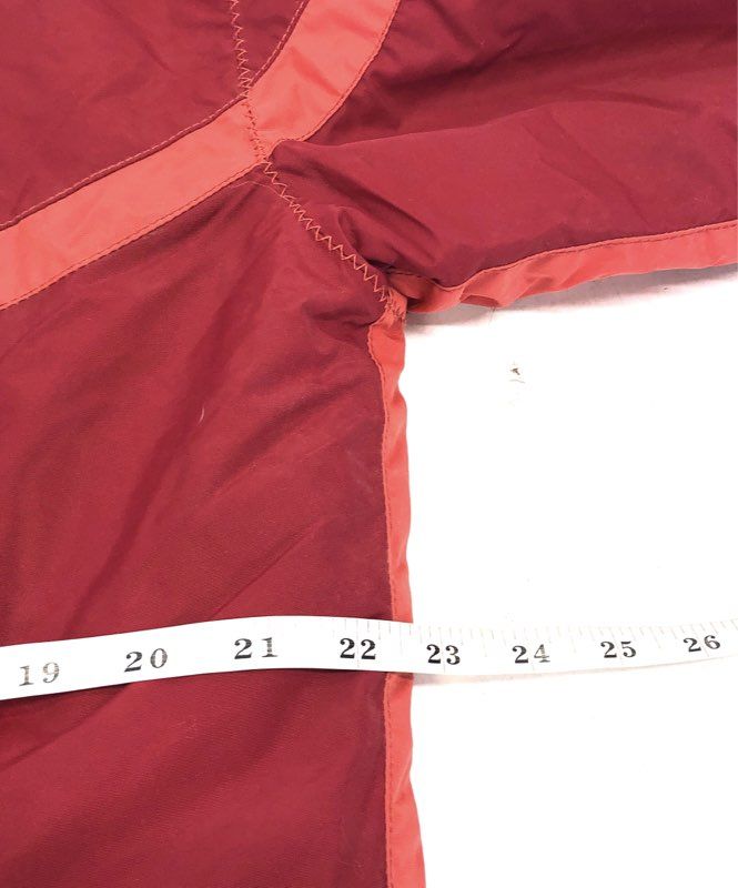Vintage Y2K Columbia Women's Red Fleece Lined Full Zip Jacket Sz XL