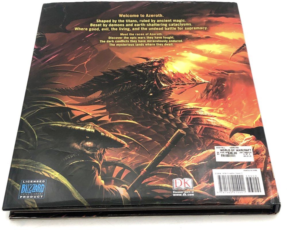 World of Warcraft Ultimate Visual Guide DK Blizzard Entertainment Hardcover