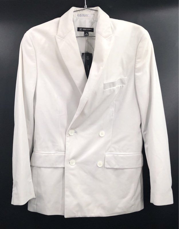 INC International Concepts Men's Off White Double Breasted Blazer XS NWT
