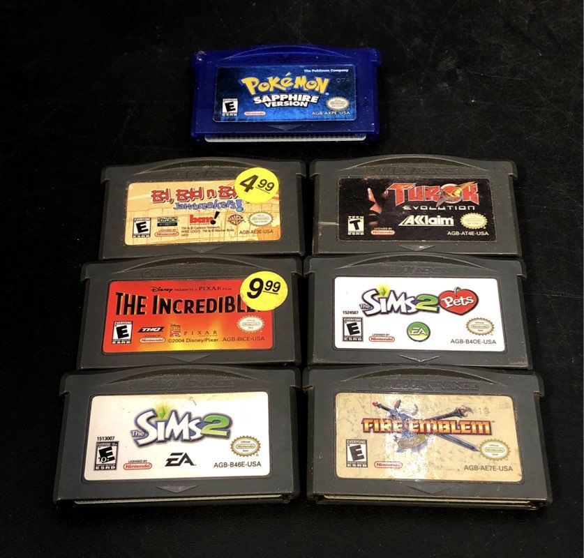 Pokemon Sapphire Fire Emblem Diamond 31 Game Lot Nintendo DS 3DS GBA GBC
