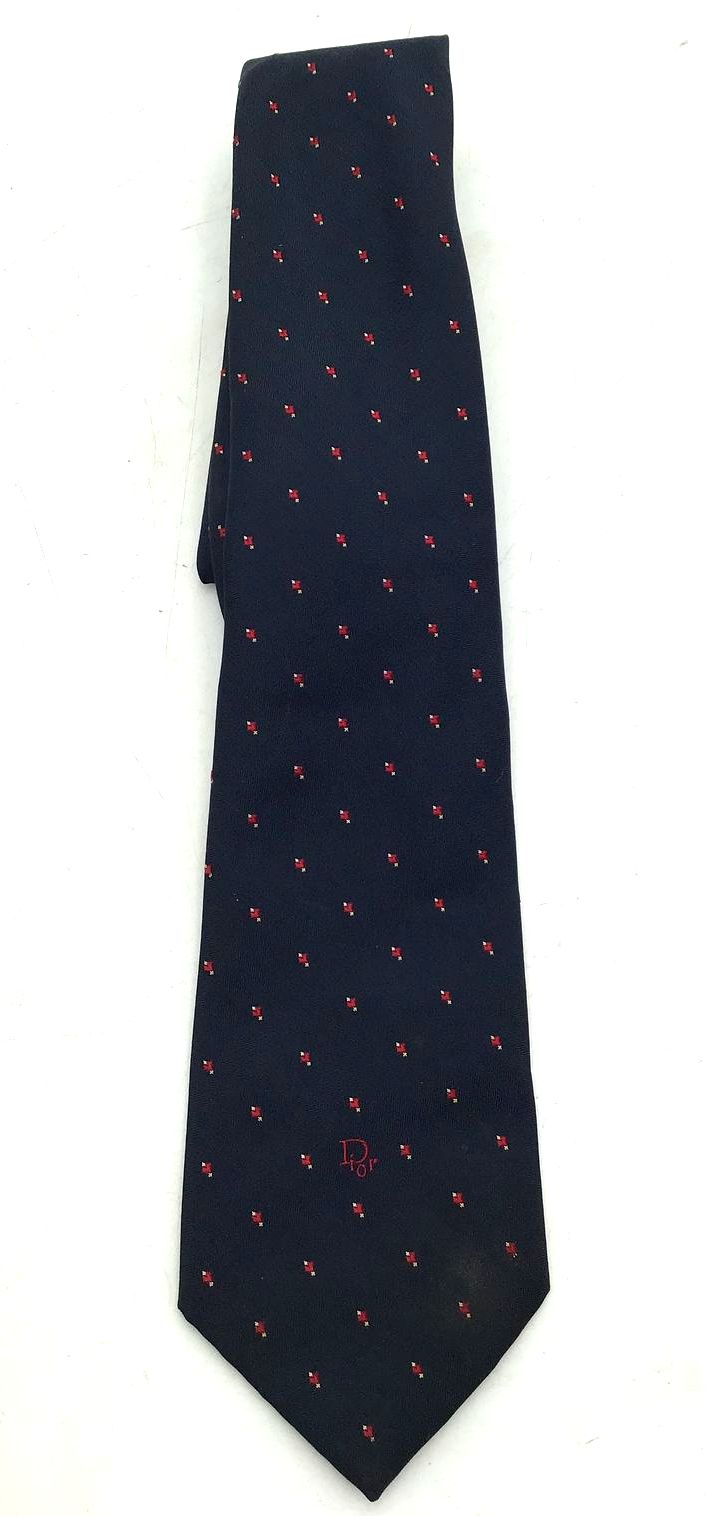 Christian Dior Pointed Tie - With COA