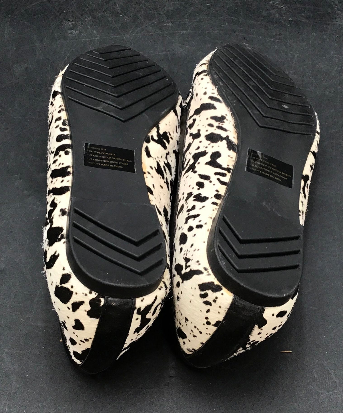 NWT Kelly & Katie Women's Jordi Ivory Black Loafer Flats - Size 8.5