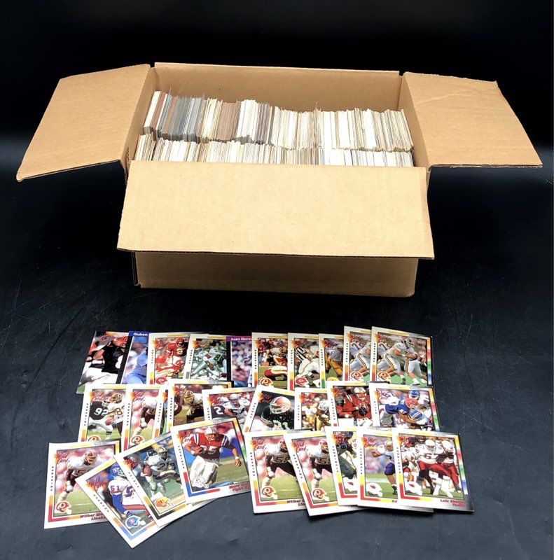 Mixed Sports Card Lot 11+ Lbs Football Baseball Late 1980s-Early 1990s