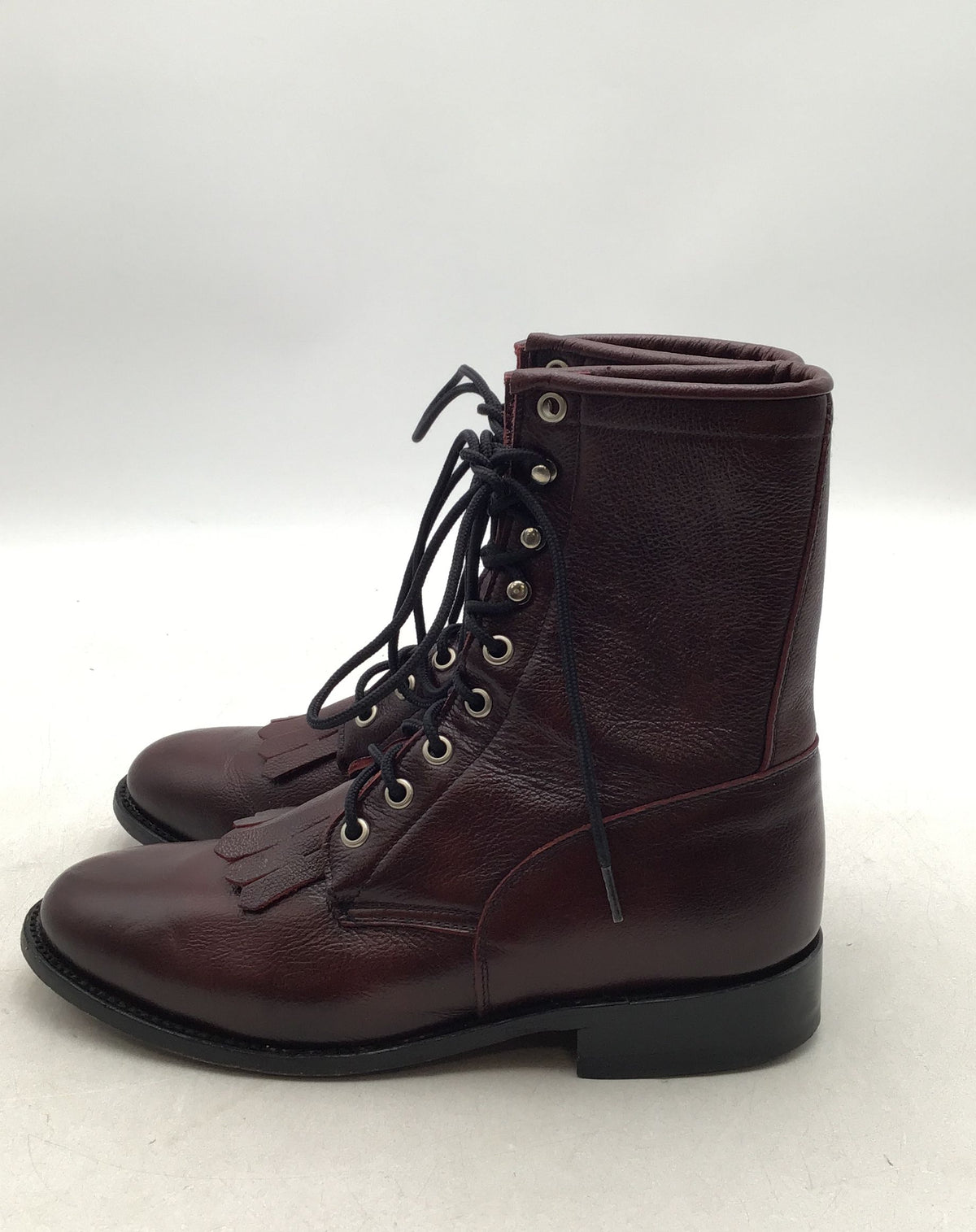 Zecuda By Dan Post Women&#39;s Brown Combat Boots - Size 8M