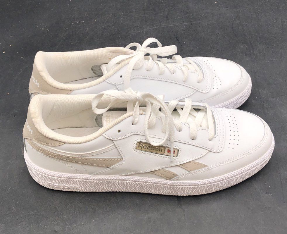Reebok Club C 85 White Beige Tan Women's Lifestyle Sneakers Size 11