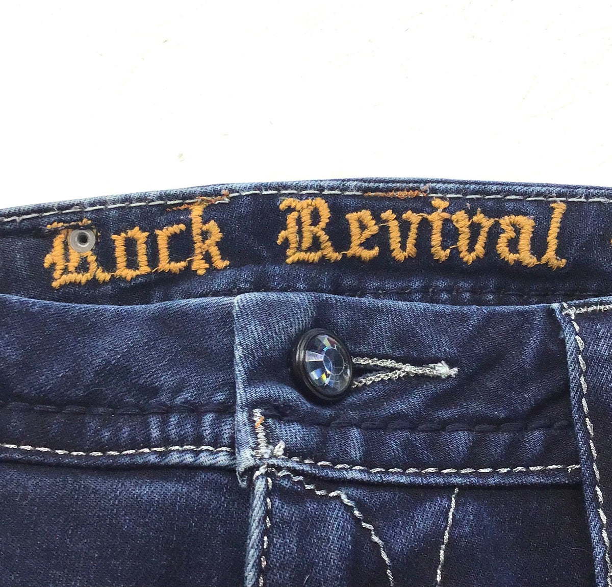 Rock Revival Women's Blue Leah Denim Bootcut Jeans - Size 29