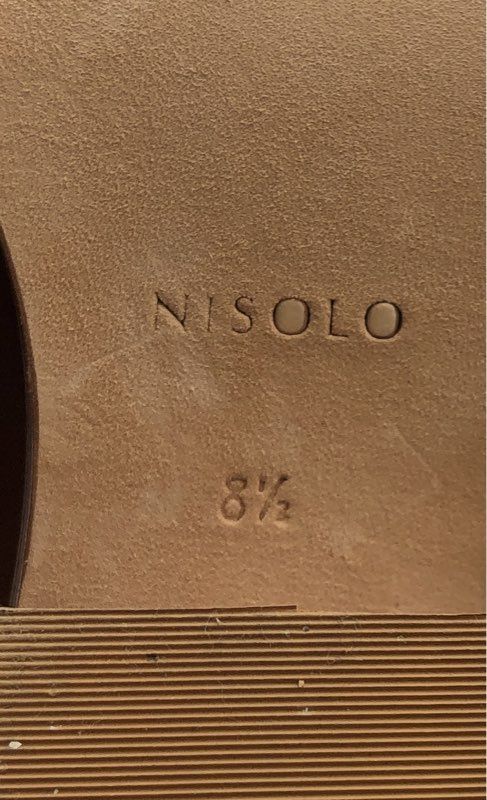 Nisolo Dari Boot Brandy Leather Heeled Ankle Booties Women's Size 8.5