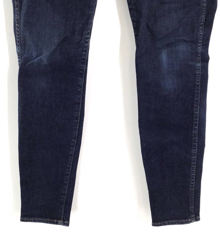Madewell Women's 10" High-Rise Skinny Jeans Dark Blue Indigo Wash Size 28T