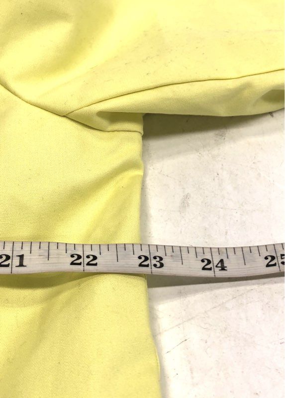 Talbots Women's Yellow Water-Resistant Rainwear Double Breasted Jacket NWT Sz L