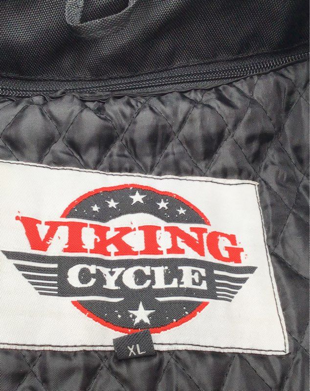 Viking Cycle Women&#39;s Black Motorcycle Jacket - Size XL