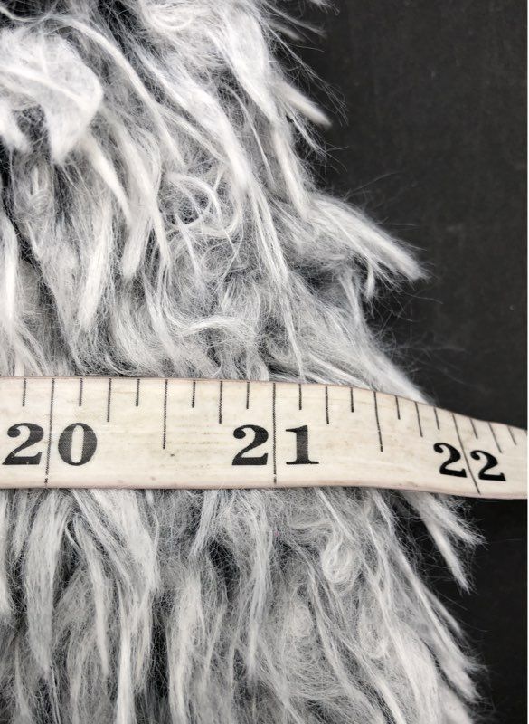 NWT Johnston & Murphy Women's Gray Faux Fur Vest - Size L