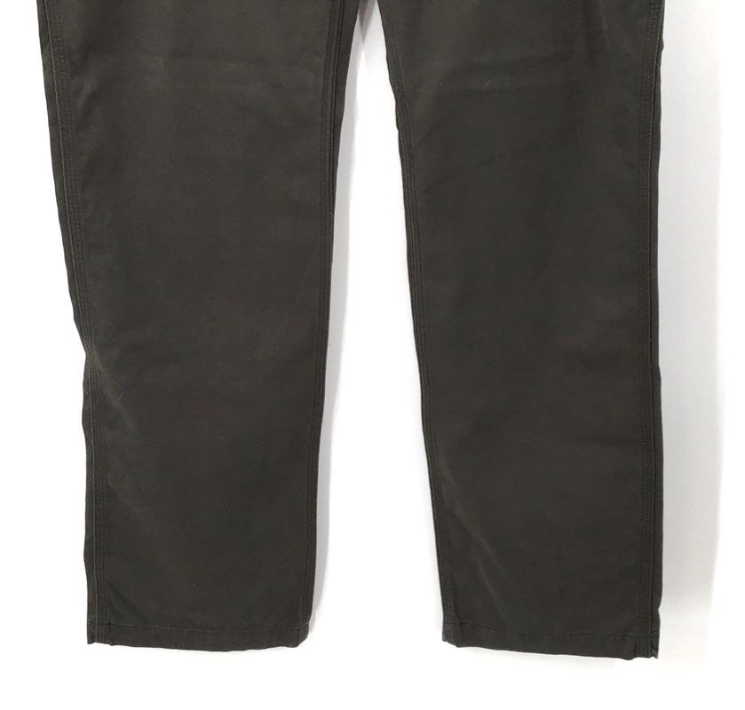 Y2K 2000s Carhartt Men's Green Carpenter Pants - Size 38X34