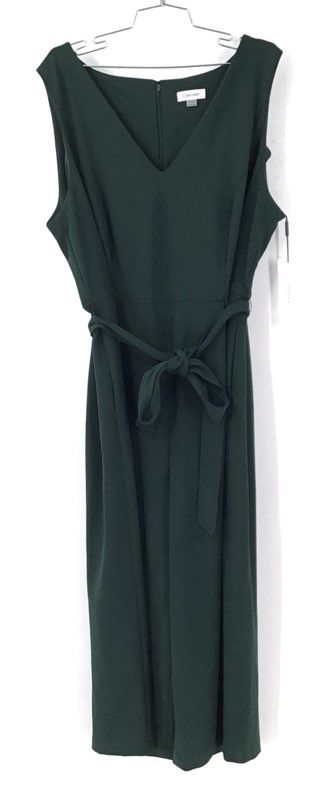 NWT Calvin Klein Women's Green One-Piece Jumpsuit - Size 18W