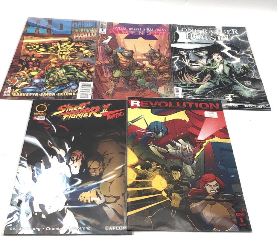 Comic Book Lot Marvel DC IDW Image 1980s-2010s Superhero Mixed Titles 25 Comics