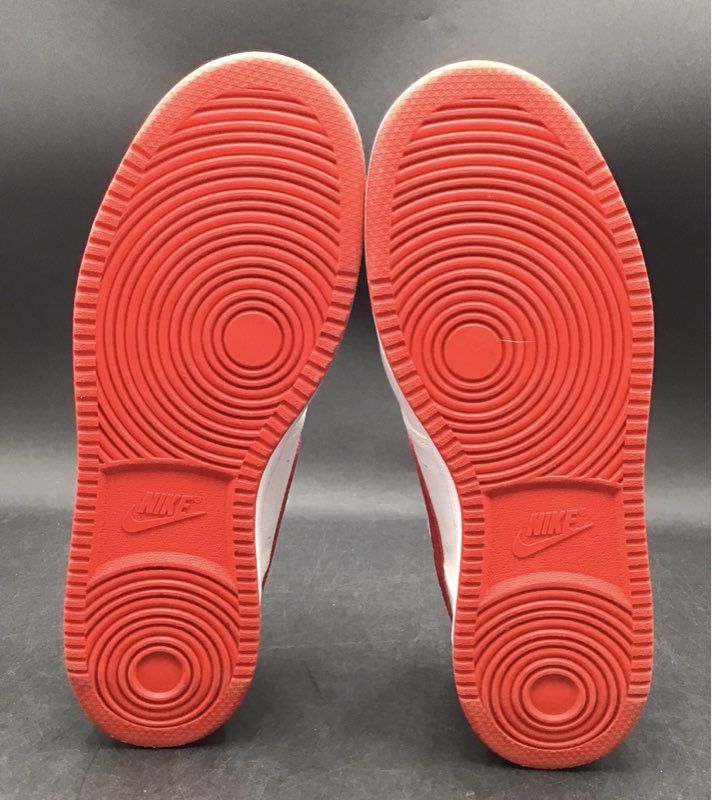 Nike Court Vision Low White University Red Men's Low Top Sneakers Size 9.5