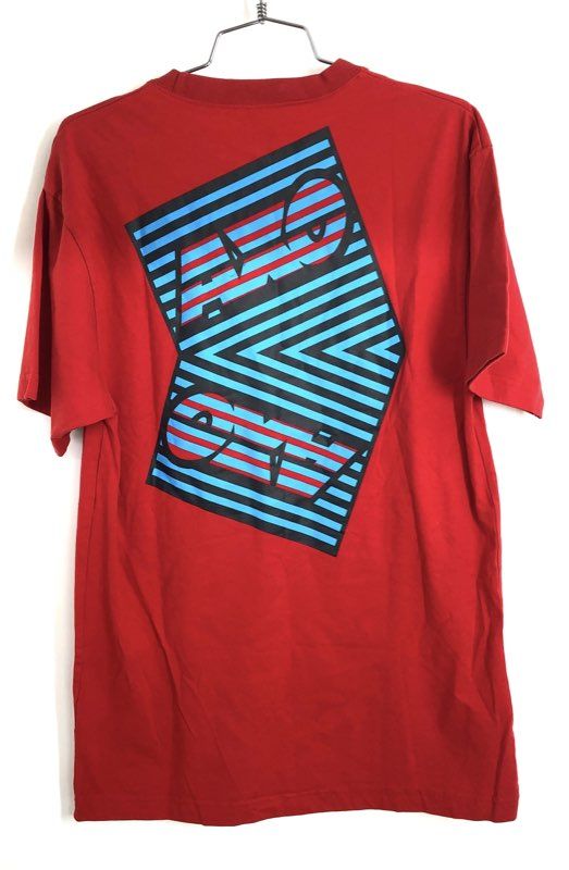 Axo Men's Red Graphic Motocross Racing Short Sleeve Cotton T-Shirt Size L