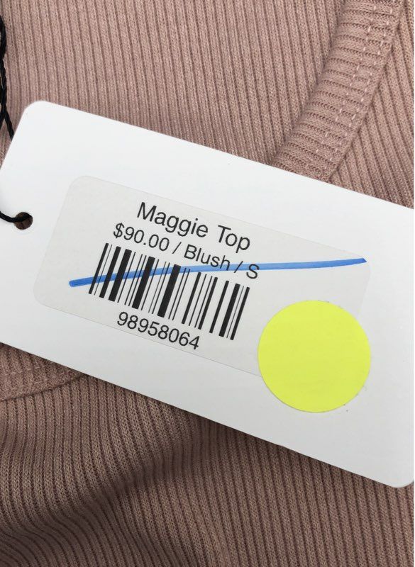 NWT Line & Dot Women's Blush Maggie Blouse Top - Size S